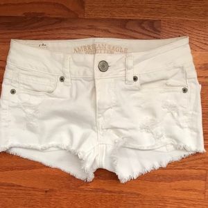 American Eagle White Shorts